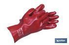 GUANTE PVC ESTANCO ROJO