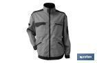 CHAQUETA TRABAJO "BENZ" 280gms/m BEIS-NEGRO