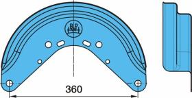 Bpw 0301091530 - CHAPA PROTECTORA FRENO 120 SB3745 O