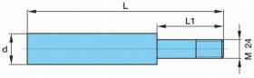 Bpw 0317724290 - PERNO ROSCADO SOPORTE EJE 20" SUSP.