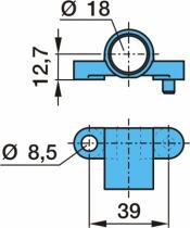 Bpw 0318914610 - SOPORTE IZQ.+ DCH. SENSOR ABS ECO-P