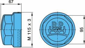 Bpw 0321223020 - TAPACUBO ANTIGUO 6,5-9T