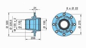 Bpw 0327246150 - BUJE KH/KR 10008 ECO 95