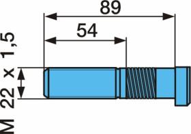 Bpw 0329633141 - PERNO DE RUEDA LLANTA DE ACERO SENC