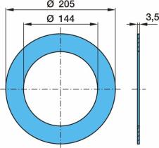 Bpw 0331099020 - ARANDELA RETEN NYLON MANGUETA EH 16