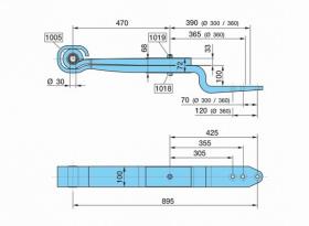 Bpw 0508202660 - BALLESTA SUSP. NEUM. QUEBRADA OM- 4