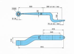 Bpw 0508213010 - BALLESTA SUSP. NEUM. SLM 500/3803D1