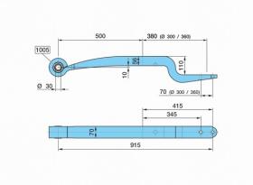 Bpw 0508213880 - BALLESTA SUSP. NEUM. QUEBRADA ALM 5