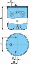 Bpw 0542940050 - DIAPRS SENCILLO 360-1 X 610