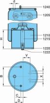 Bpw 0542941380 - DIAPRS COMPLETO CAMPANA METµLICA 3