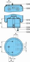 Bpw 0542941690 - DIAPRS COMPLETO 360-1 CAMPANA METµ