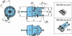 Bpw 0544440020 - CILINDRO DE FRENO BPW CON ACTUADOR