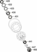 Bpw 0980102170 - KIT REPARACIàN RODAMIENTOS HR KH-KR