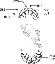 Bpw 9900000081 - CONJUNTO CHAPA PROTECTORAS DE FRENO