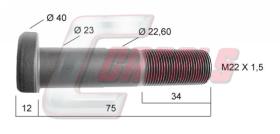 CASALS 21140 - PERNO RUEDA SIMPLE LECI±ENA