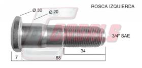 CASALS 21408 - PERNO RUEDA EBRO-NISSAN IZQU. 15X1.5 IZQ