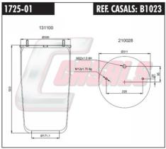 CASALS B1023 - SUS.NEUMATICA LECIÑENA ANTIG.SEMI