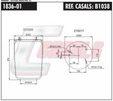 CASALS B1038 - SUS.NEUMATICA DAF SEMICOMPLETA