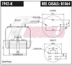 CASALS B1064 - SUS.NEUMATICA BPW.36 GRANDE