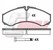 CASALS BKM1315 - KIT PASTILLAS DE FRENO GROSOR 17MM