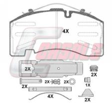 CASALS BKM132 - JUEGO PASTILLAS FRENO BPW4309