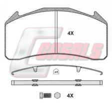 CASALS BKM1386 - KIT PASTILLAS FRENO