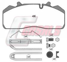 CASALS BKM1389 - KIT PASTILLAS FRENO