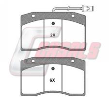 CASALS BKM801 - KIT PASTILLAS FRENO WVA29075-29074-29186