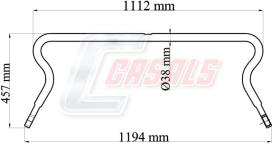 CASALS E1103 - BARRA ESTABILIZADORA MERCEDES L-1194MM