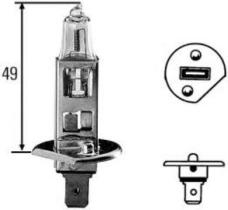 HELLA 8GH002089131 - LAMPARA H1 12V 55W 8GH002089-131