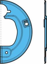 Bpw 0301096280 - CHAPA PROTECTORA FRENO SN 3020-1 SU