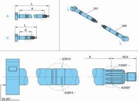 Bpw 0509705184 - µRBOL LEVA DE FRENO DCH. A/B/- SN42