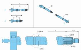 Bpw 0509709074 - µRBOL LEVA DE FRENO IZQ. -/-/C SN36