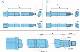 Bpw 0509760084 - µRBOL LEVA DE FRENO DCH. A/B/- SN30