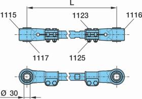 Bpw 0544370770 - TIRANTE REGULABLE SUSP.