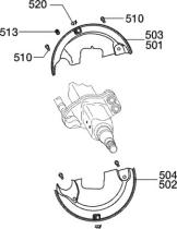 Bpw 9900000070 - CONJUNTO CHAPA PROTECCION (FRENO) S