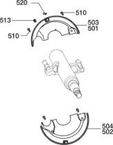 Bpw 9900000085 - CONJUNTO CHAPA PROTECCION (FRENO) S