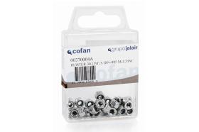 Cofan 00370004A - BL 12 UDS. TUERCA HEXAGONAL AUTOBLOCANTE DIN-985 M-4 Z