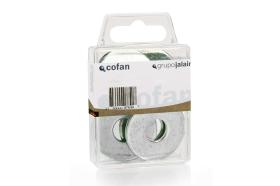 Cofan 00530824A - BL 10 UDS. ARANDELA PLANA DIN-9021 M-8 Z