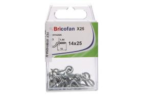 Cofan 01081735A - BL 17 UDS. 17X35 ZINCADO