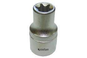 Cofan 14008201 - LLAVE DE VASO 1/4" TORX HEMBRA T-4