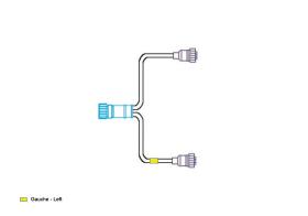 VIGNA D10513 - FCA - Arnés para luces traseras con sobremoldeo recto de 16V