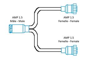 VIGNA D11689 - FCA - Doblador de luz AMP 1.5 - 7 maneras