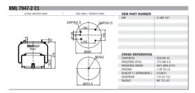 Black Tech RML79472C1 - FUELLE SUSP. DAF