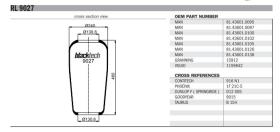 Black Tech RL9027 - FUELLE SUSPENSION MAN AD 916N1