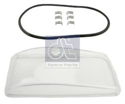 DT Spare Parts 331024 - Cristal del faro principal