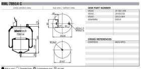 Black Tech RML78914C - FUELLE NEUMATICO VOLVO