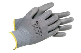 Cofan 1100012410 - Guantes Soporte de Nylon Impregnados Gris (100% Nylon)