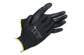 Cofan 1100012510 - Guantes Soporte de Nylon Impregnados Negro (100% Nylon)