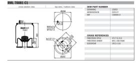 Black Tech RML70081C - FUELLE SUSP.EJE MERCEDES/HENDRICKSON